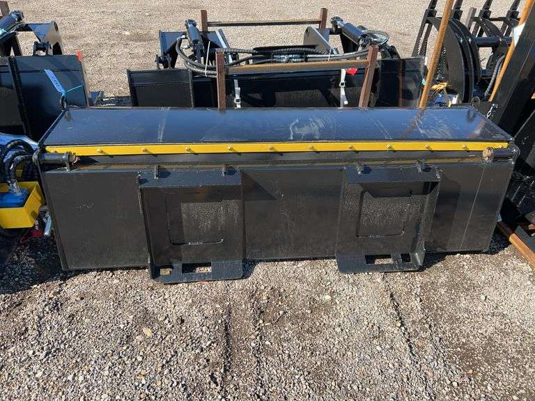 FUTURE FT-BS72B Skid Steer Box Broom Sweeper - 41in Cleaning Width image