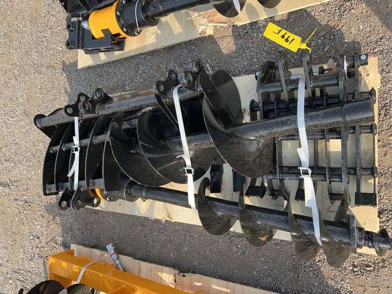 FUTURE 8-Piece Excavator Attachment Package - Buckets, Augers, Rake, Ripper image
