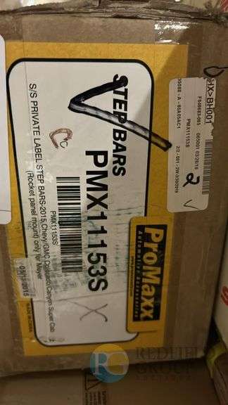 ProMaxx PMX1153S Step Bars, Steel, Silver/Chrome, Fits Full-Size Trucks image