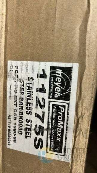 Meyer 11275S Stainless Steel Step Bars for Ford F150 XLT 1980-96 image