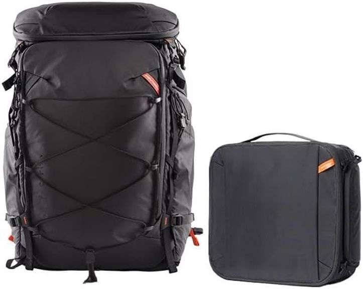 PGYTECH OnePro Flex Backpack 30L+Camera Insert Bag M, Fits DSLR/SLR/Mirrorless Cameras/Lenses and Other Gear, Lightweight Outdoor Hiking Bundle for Photography, Travel Bag with Laptop Compartment image