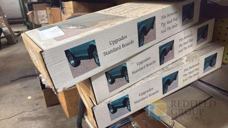 QS-7011 Deluxe Running Board Mud Flap Covers, Fits Standard Boards image