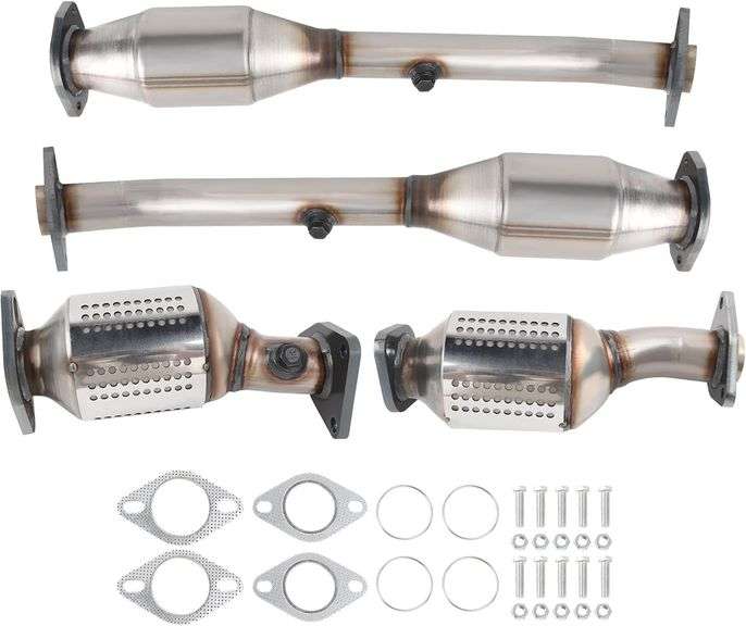 Catalytic Converter Kit Compatible with NV1500, NV2500, NV3500 2012-2017 & Frontier 2005-2019 & Pathfinder 2005-2012 & Xterra 2005-2015 & Equator 2009-2012 4.0L V6 engine, EPA Compliant image