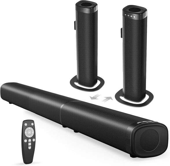 Sound Bar, 100W, Bluetooth 5.3, Detachable image