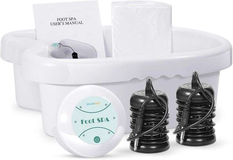 Ionic Foot Bath Detox Machine, Ion Cleanse for Home Use, Salon, Beauty SPA Club (2 Arrays, 100 Liners) Green image