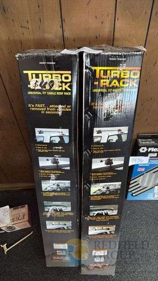 Turbo Rack Universal Single Roof Rack, #968, Fast Installation, Aluminum image
