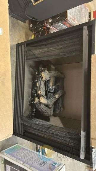 ProCom Gas Fireplace Insert, 24x32x14 in, 20,000-30,000 BTU, Ventless image