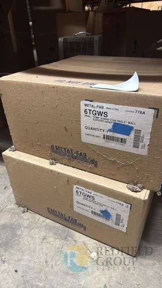 METAL-FAB 6TGWS Temp Guard 2100Â°F 6" Wall Support/Adapter image