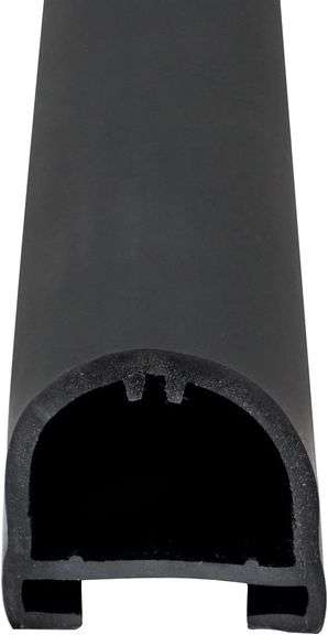 Black Rubber 018-312-EKD for 1" x 15/16" x 35' D-Seal RV Slide Out System image