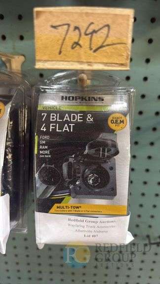 Hopkins 40955 7 Blade & 4 Flat Trailer Connector for Ford, GM, Ram image