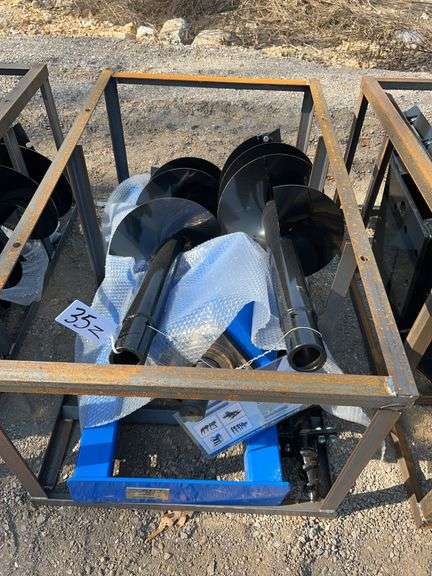 2025 AGT SSECAG-Y With 3 Bits - Skid Steer Auger w/ 3 Bits (6", 12", 14") image