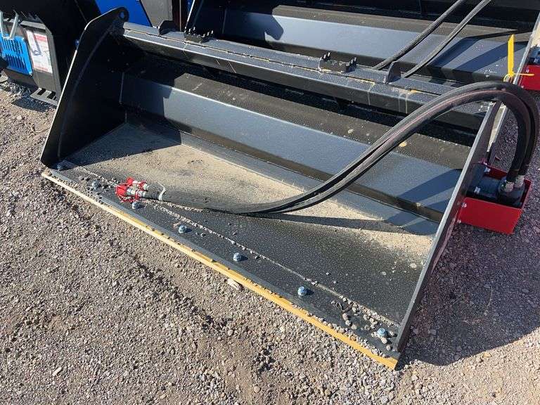 2025 Raytree RMRB72 Power Rake Bucket - 72" Width, Bi-Directional Carbide Teeth, 12-35 GPM image