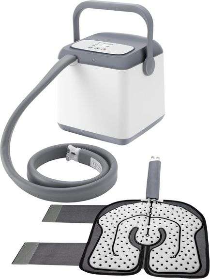 Cold Therapy System, Programable Ice Therapy Machine for Knee, Post-Surgery Continuous Cryotherapy Cold Pack, Including a Insulated Outer Wrap Pad image