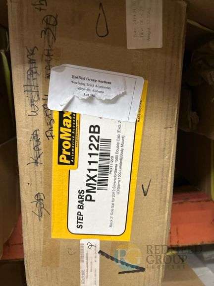 ProMax PMX11122B Step Bars, Steel, Black, Non-Slip, Truck Compatible image