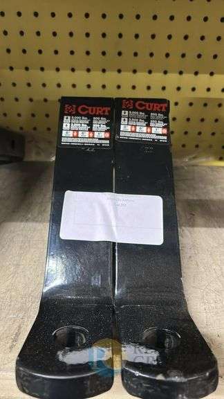 (2) Curt 45090 Trailer Hitch Ball Mount 8in Drop image