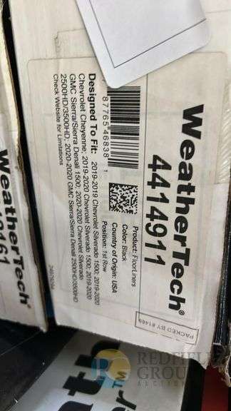 WeatherTech FloorLiner 4414911 for Chevrolet Silverado & GMC Sierra 2014-2019 image