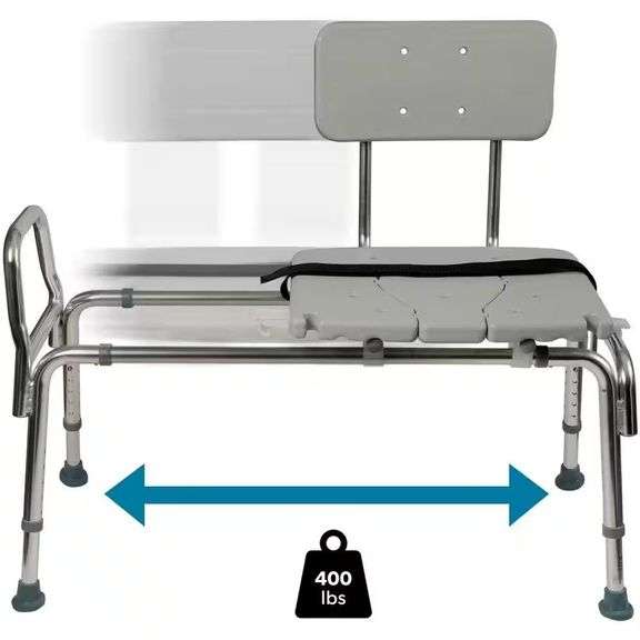 Sliding Transfer Bench with Cut-Out Seat image