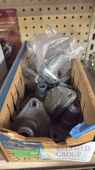 Circular 4-Pin Trailer Connector, Flange Mount, Die-cast Metal image