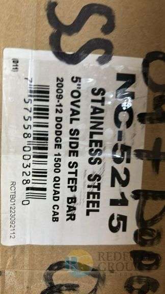 Stainless Steel Side Step Bar for 2009-12 Dodge 1500 Quad Cab, Model NC-5215 image