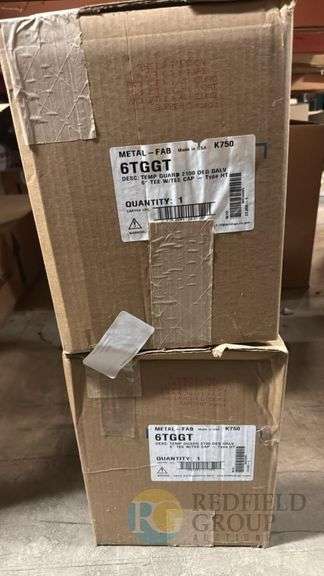 Metal-Fab 6TGGT Chimney Tee with Cap, 6-inch Diameter, 2100Â°F, Made in USA image