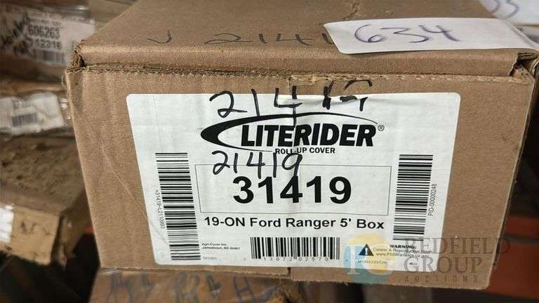 LITERIDER Roll-Up Cover for 2019-On Ford Ranger 5' Box, MPN 31419 image