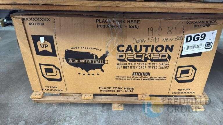 DECKED DG9 Truck Bed Storage System, 8' Length, USA Made image