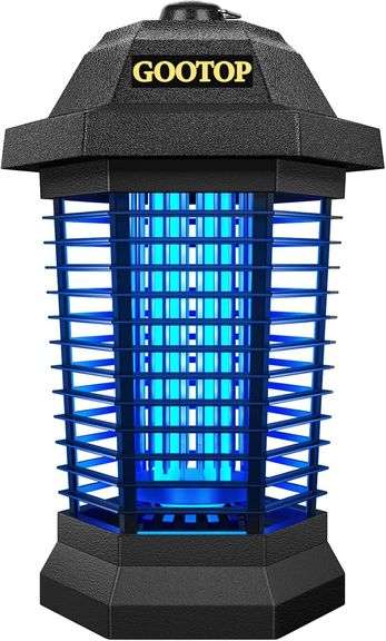 GOOTOP Bug Zapper Outdoor, 3 Prong Plug, 4200V image