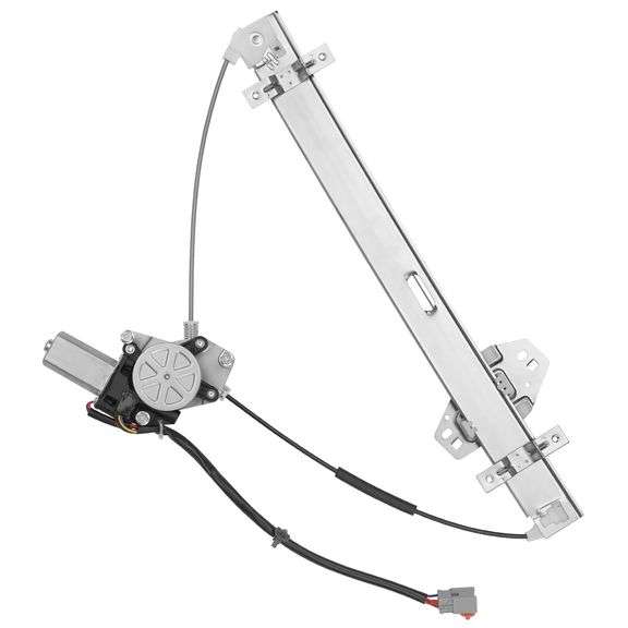 Obaee 748-130 Front Right Passenger Side Power Window Regulator with Motor Compatible with Honda Pilot 2003 2004 2005 2006 2007 2008, Replace OE 72210-S9V-A01, 72210-S9V-A02, (2 Pins) image