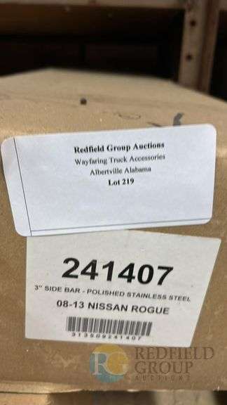 3" Polished Stainless Steel Side Bar for 08-13 Nissan Rogue image