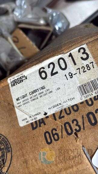 Hidden Hitch 62013 Trailer Hitch, 2000 lbs GTW, Made in Canada image