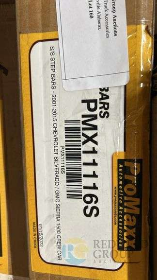 ProMaxx PMX1116S Side Step Bars, Fits 2007-2015 Chevy Silverado/GMC Sierra image