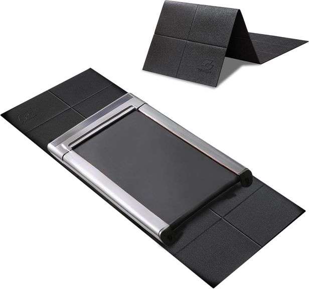 Treadmill Mat, 7'x3'/6'x3'/6'x2.5'/5.6'x2'/4'x2', 6mm Thick Exercise Equipment Gym Mat for Hardwood FloorCarpet, Compatible with Peloton Bike, Indoor Spin Bike, Elliptical image