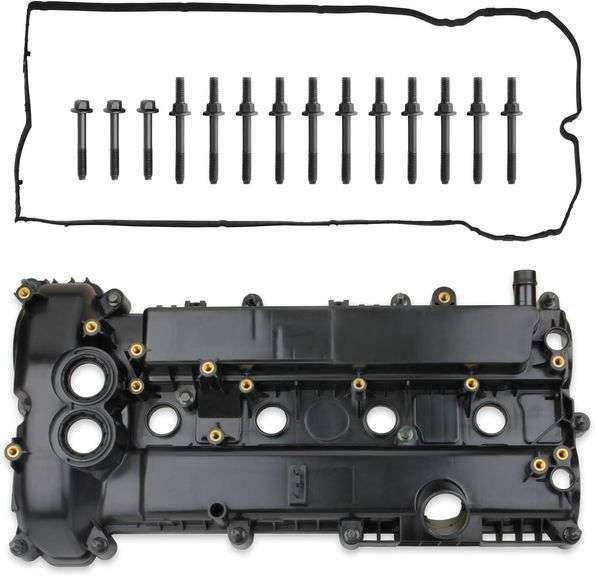 Valve Cover Compatible with Ford Edge Escape Explorer Focus Fusion Special Taurus Lincoln MKC MKZ 2.0L 2.3L 2012-2018 Replace CJ5Z-6582-A CJ5Z6582A image