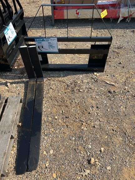 2025 Mower King SA - Adjustable Skid Steer Forks - 4,000 LB Capacity, Quick Attach image