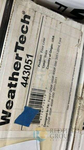 WeatherTech Floor Liner 443051 for Ford F-250/F-350/F-450/F-550 2011-2014 image