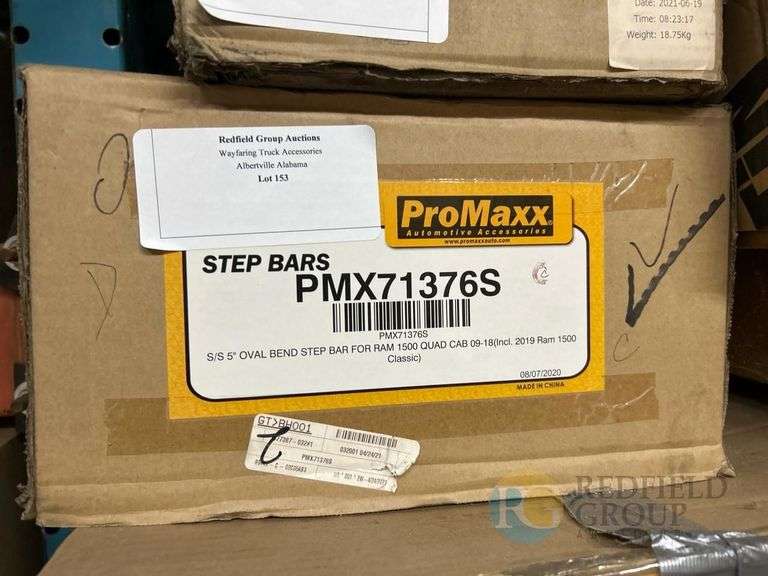 ProMaxx PMX71376S Step Bars for Ram 1500 Quad Cab 2019, Stainless Steel image