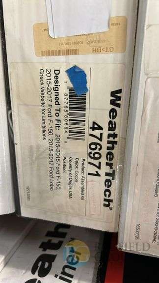 WeatherTech FloorLiner Model 476071 for Ford F-150/F-250/350 image