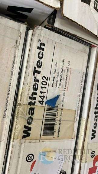 WeatherTech FloorLiner for Ford Edge 2007-2013, Black, Serial No. 441102 image