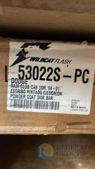 Dodge Ram Club Cab 3DR Side Bar, 1994-2001, Powder Coat Finish, MPN 53022S-PC image