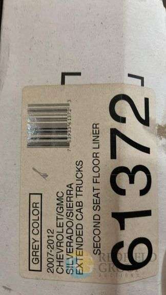 Chevrolet/GMC Floor Liner for Silverado/Sierra 2007-2012, Grey, Part 61372 image