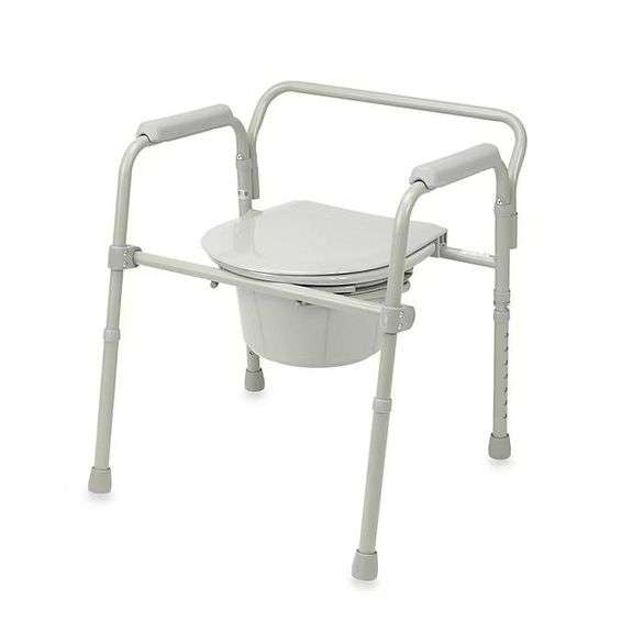 Drive Medical Folding Steel Commode image