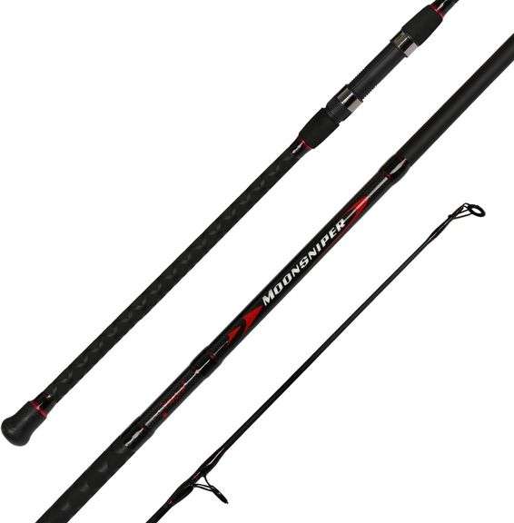 Fiblink Surf Spinning Fishing Rod 2-Piece Graphite Travel Fishing Rod(12 Feet & 10 Feet) image