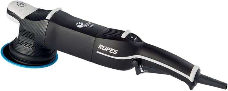 RUPES LHR15V Single BigFoot Mark V Random Orbital Polisher - Reduced Noise & Vibrations - Enhanced Motor Efficiency - Gears Require Minimal Lubrication - Provides Optimal Balance - Stable Grip image