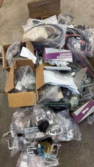 Bulk Lot of Electrical and Hardware Components, Including Performance Locksets image