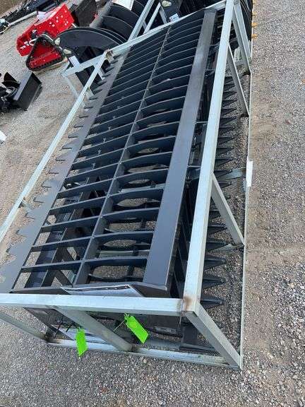 2025 ARTEER SSB-84W - 84" Skeleton Skid Steer Bucket - 13.2 Cu Ft, Serrated Edge image