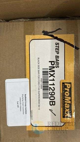 ProMaxx PMX11290B Step Bars, Black Steel, Ford F150 Supercrew '09-'13 image