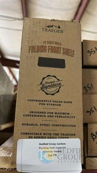 Traeger 20 Series Folding Front Shelf, Steel, Fits Tailgater 20 & Junior Elite 20 image