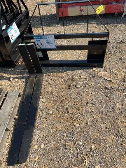 2025 Mower King SA - Adjustable Skid Steer Forks - 4,000 LB Capacity, Quick Attach image