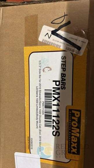 ProMaxx Step Bars PMX1122S for Dodge Ram, Black Steel, Anti-Slip Surface image