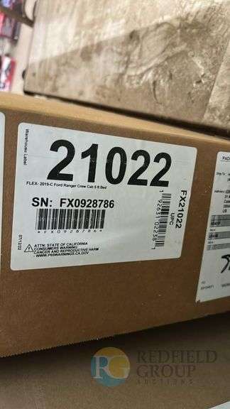 Ford Ranger Crew Cab 5 ft Tonneau Cover FX21022, 2019 Model image